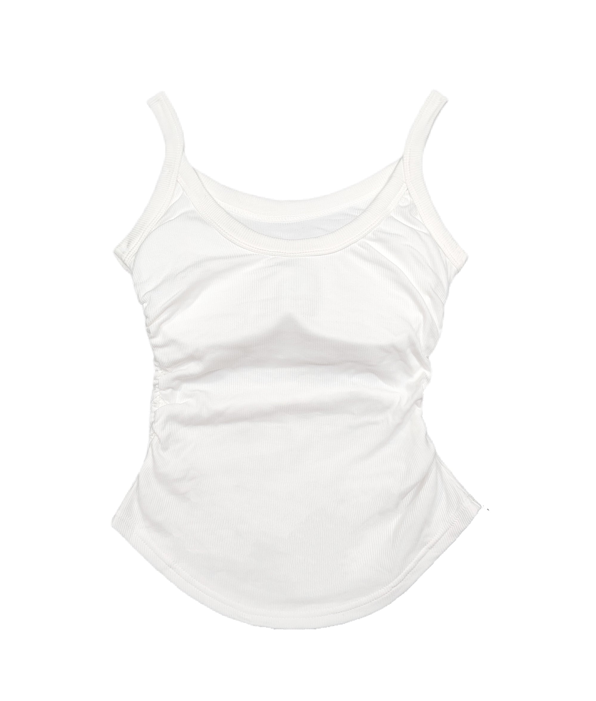 Thickened Fleece Padded Thermal Camisole with Waistband