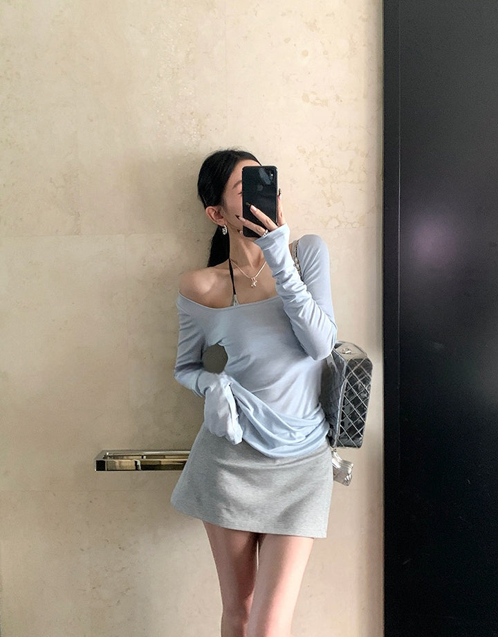 Tencel Ultra-Thin Sun Protection Long-Sleeve T-Shirt