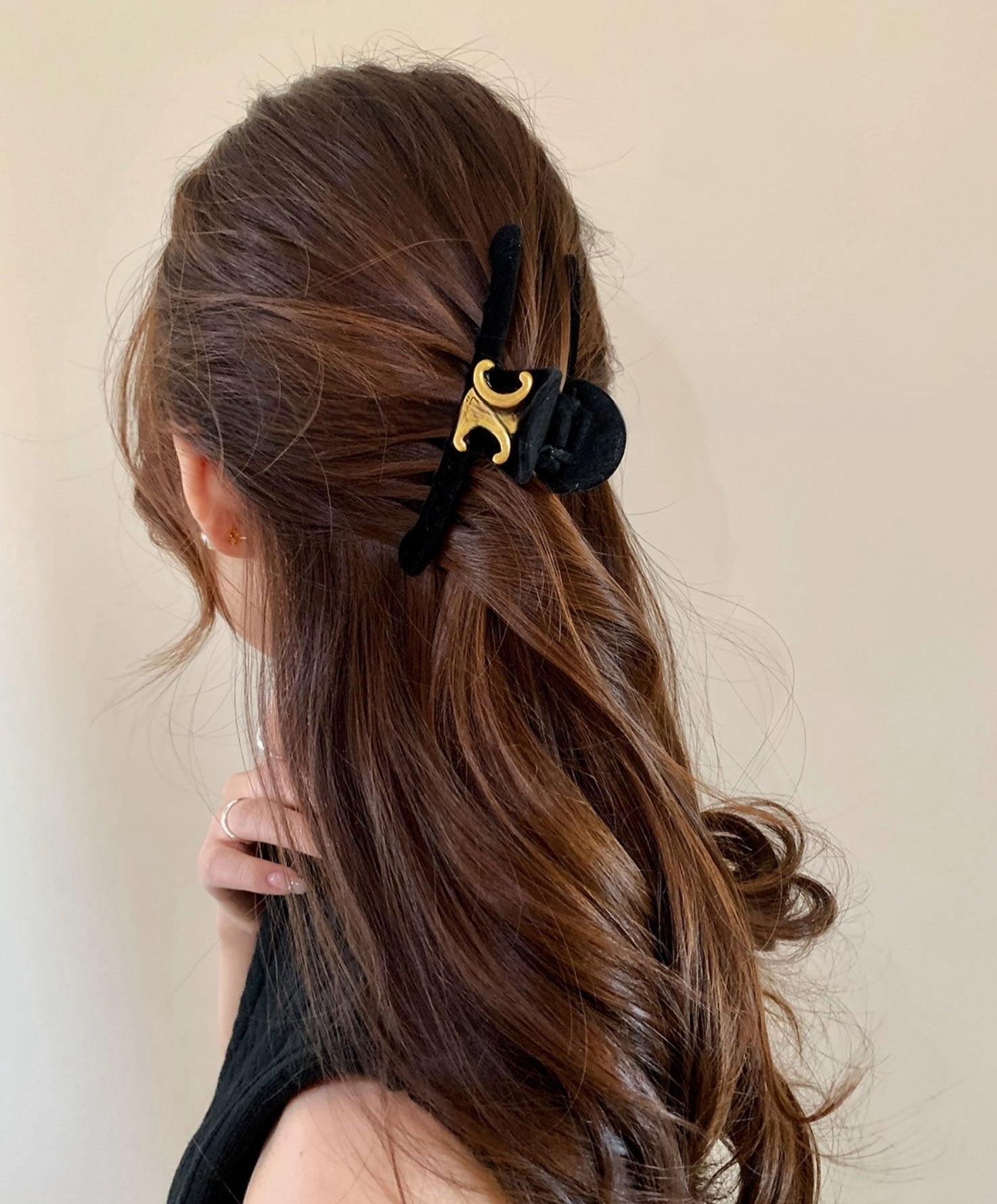 Velvet Vintage Hair Clip