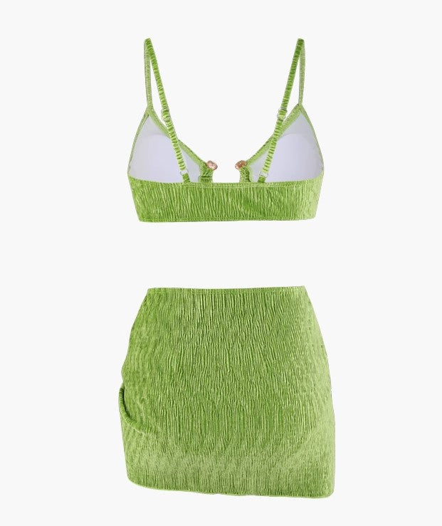 Velvet Bikini 3-Piece Set &amp;nbsp;