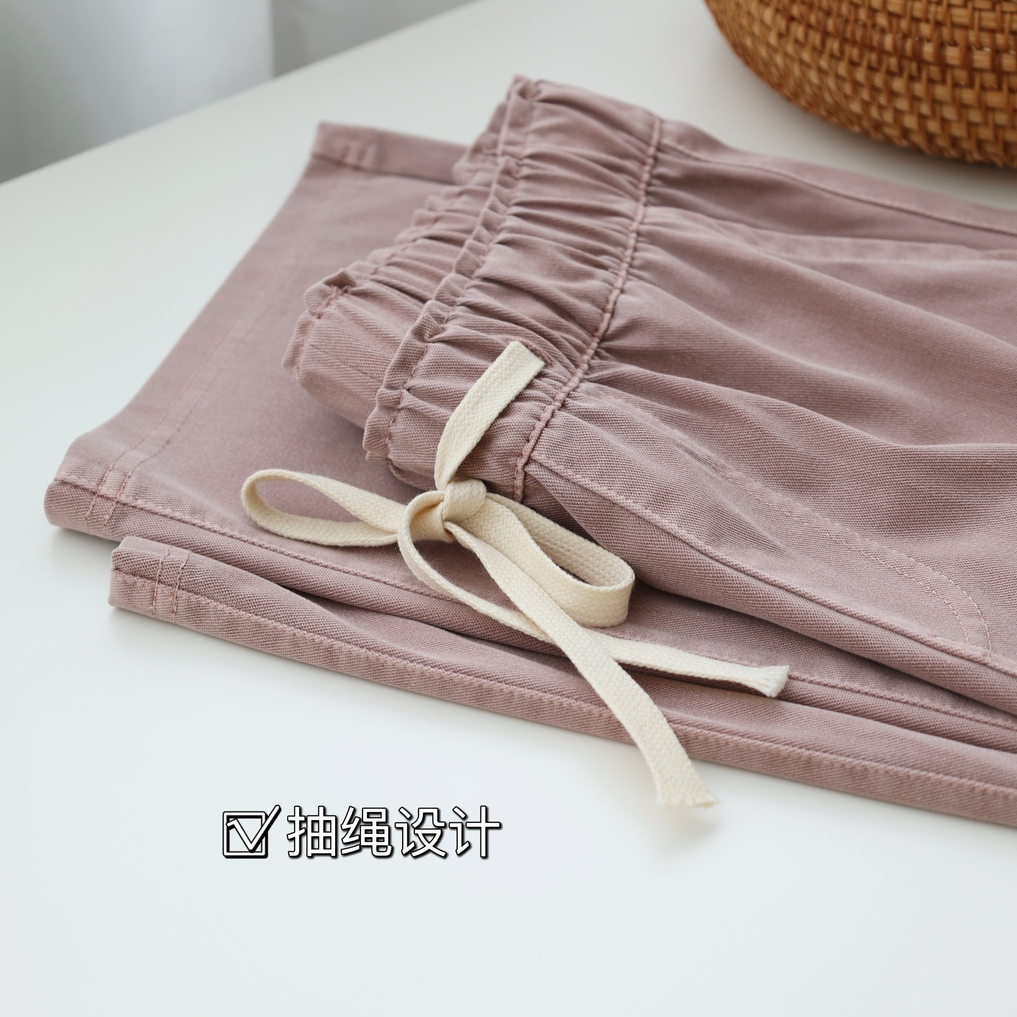 Ultra-Thin Elastic Waist Tencel Super Soft Jeans