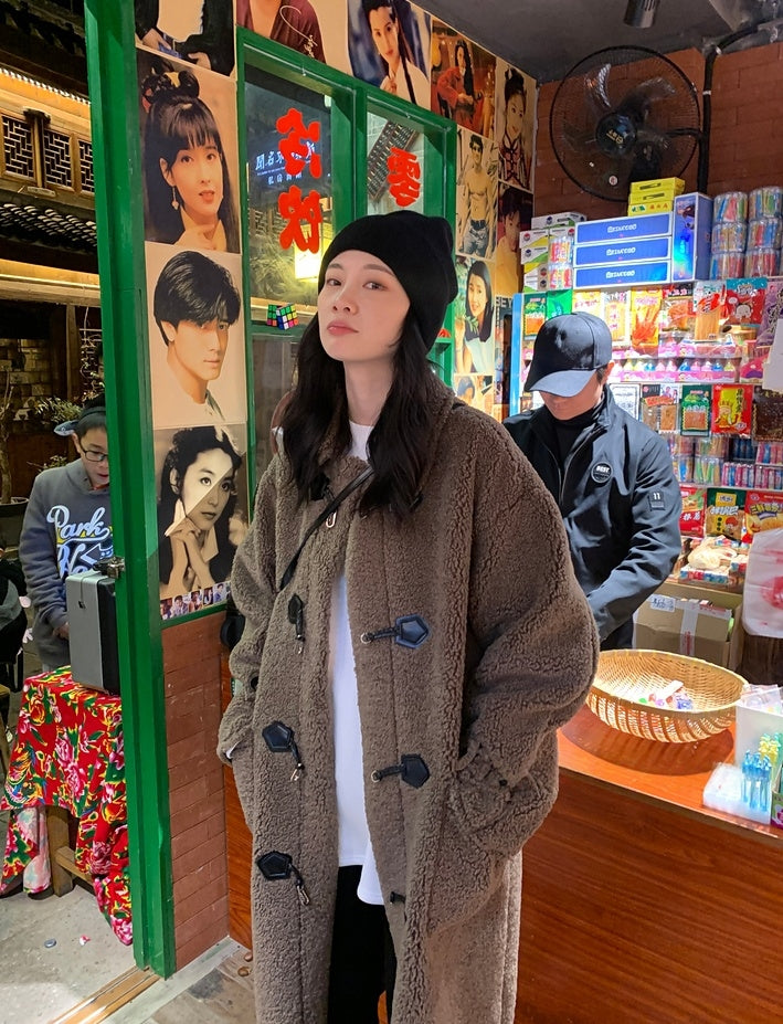 350g Fleece-Lined Thickened Korean-Style Loose Base Layer