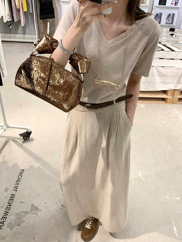 Urban Textured Knit Set