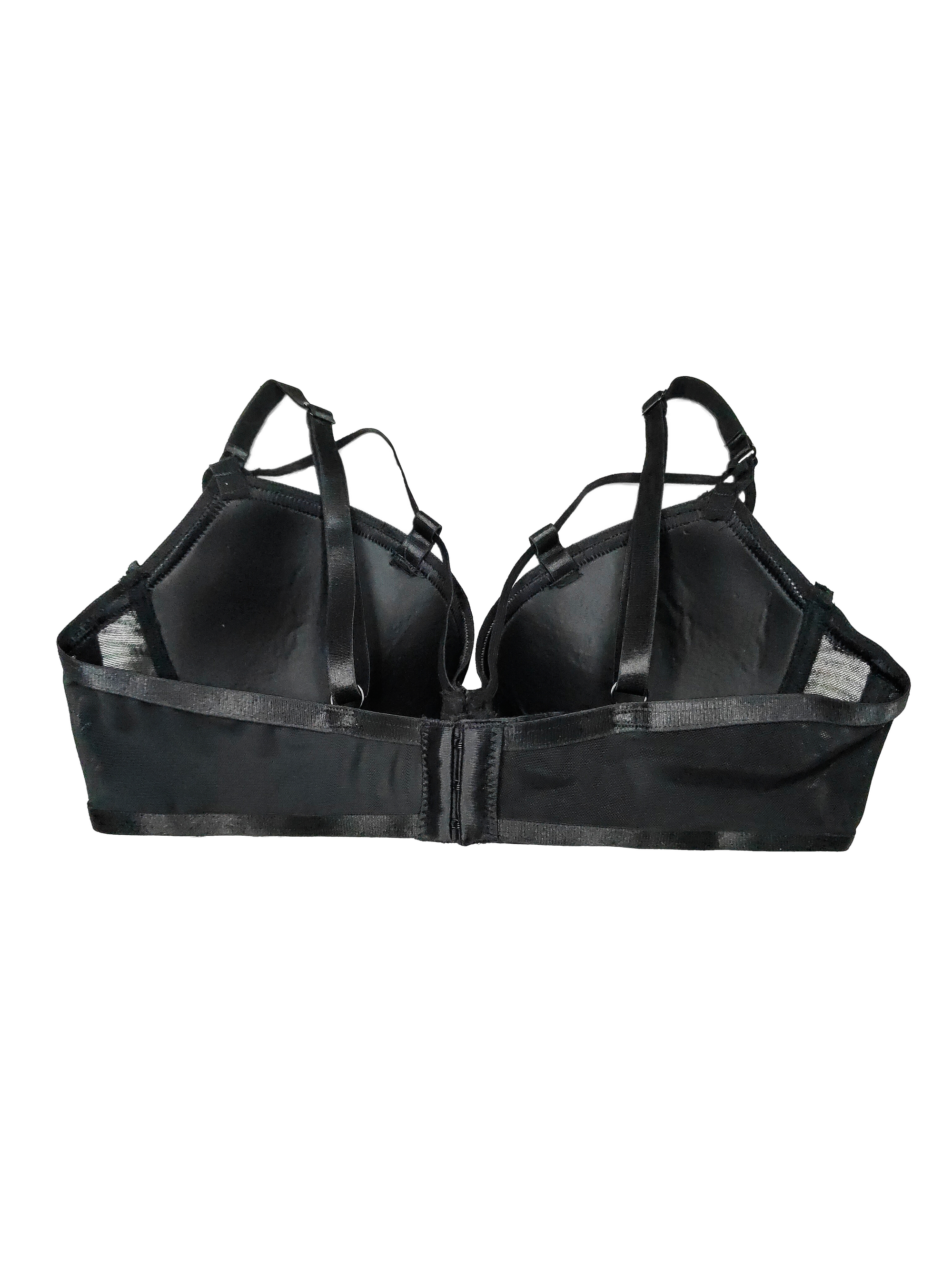 Gradient Mesh Ultra-Sexy Push-Up Bra with Soft Underwire