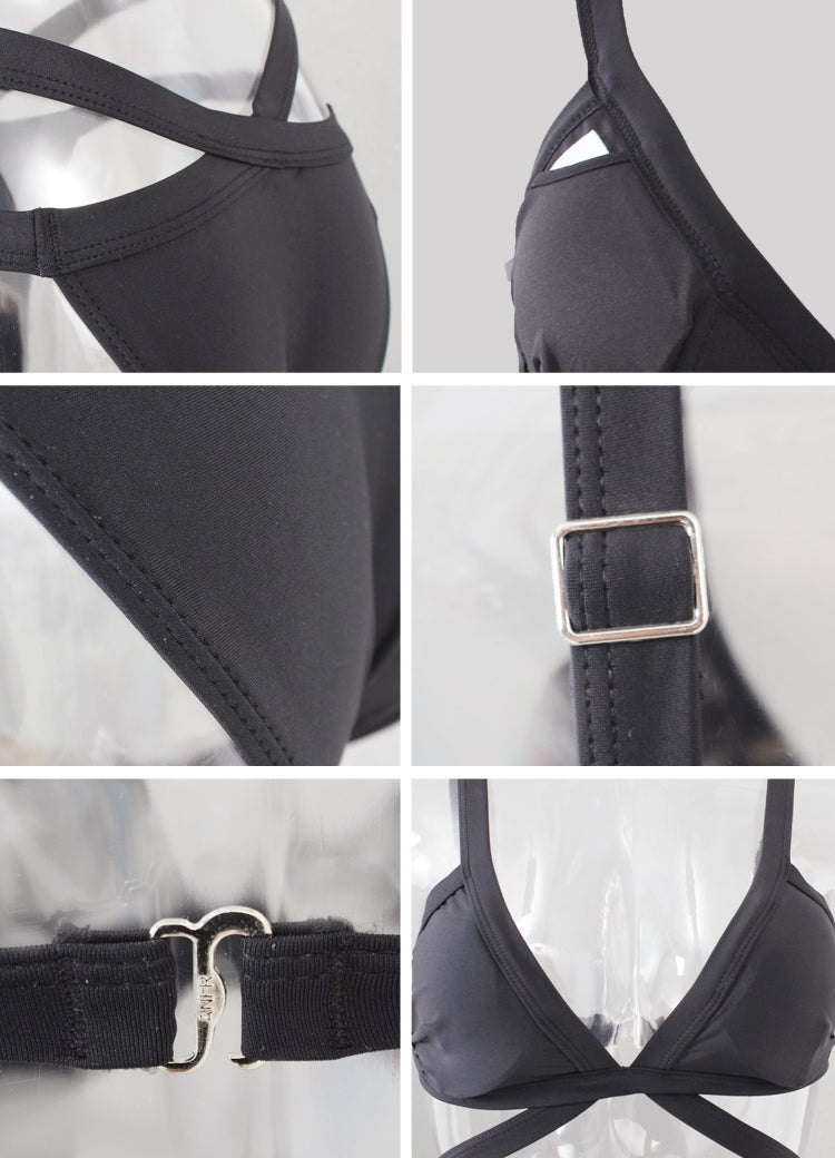 Korean Sexy Cross-Strap Bikini Two-Piece Swimsuit