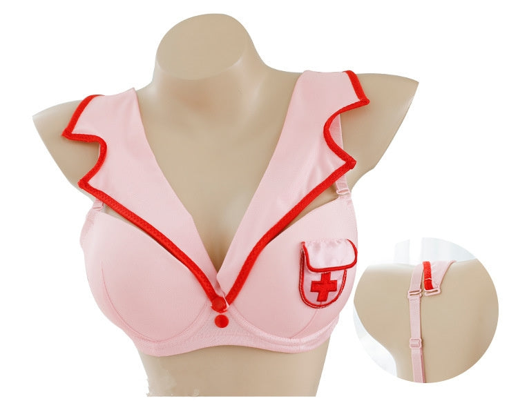 Underwire Push-Up Gentle Pink Nurse Bra