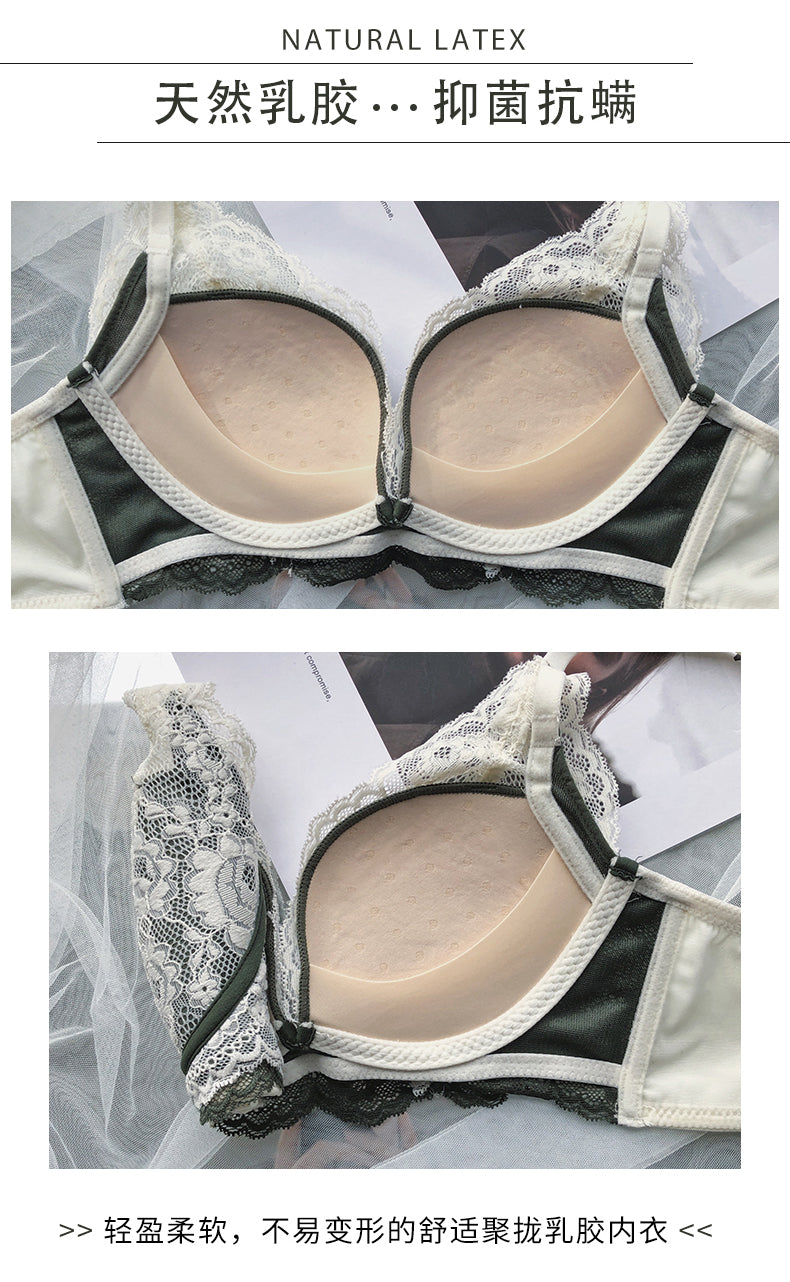 天然乳胶无钢圈俯卧撑文胸