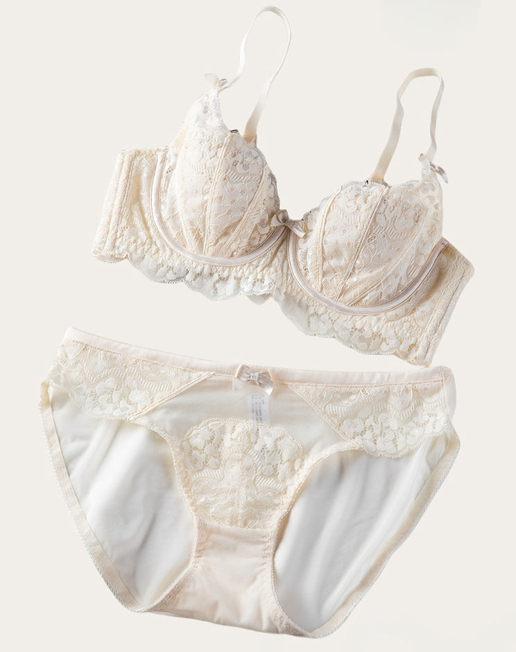 French Lace Lightweight Soft Underwire Bra