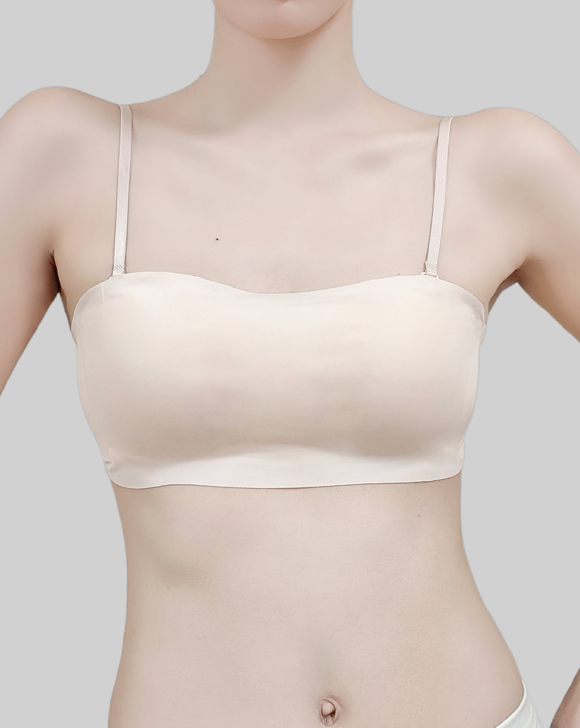 The New Style Seamless Bandeau Bra (No Panties) that Stays in Place No Matter How You Move