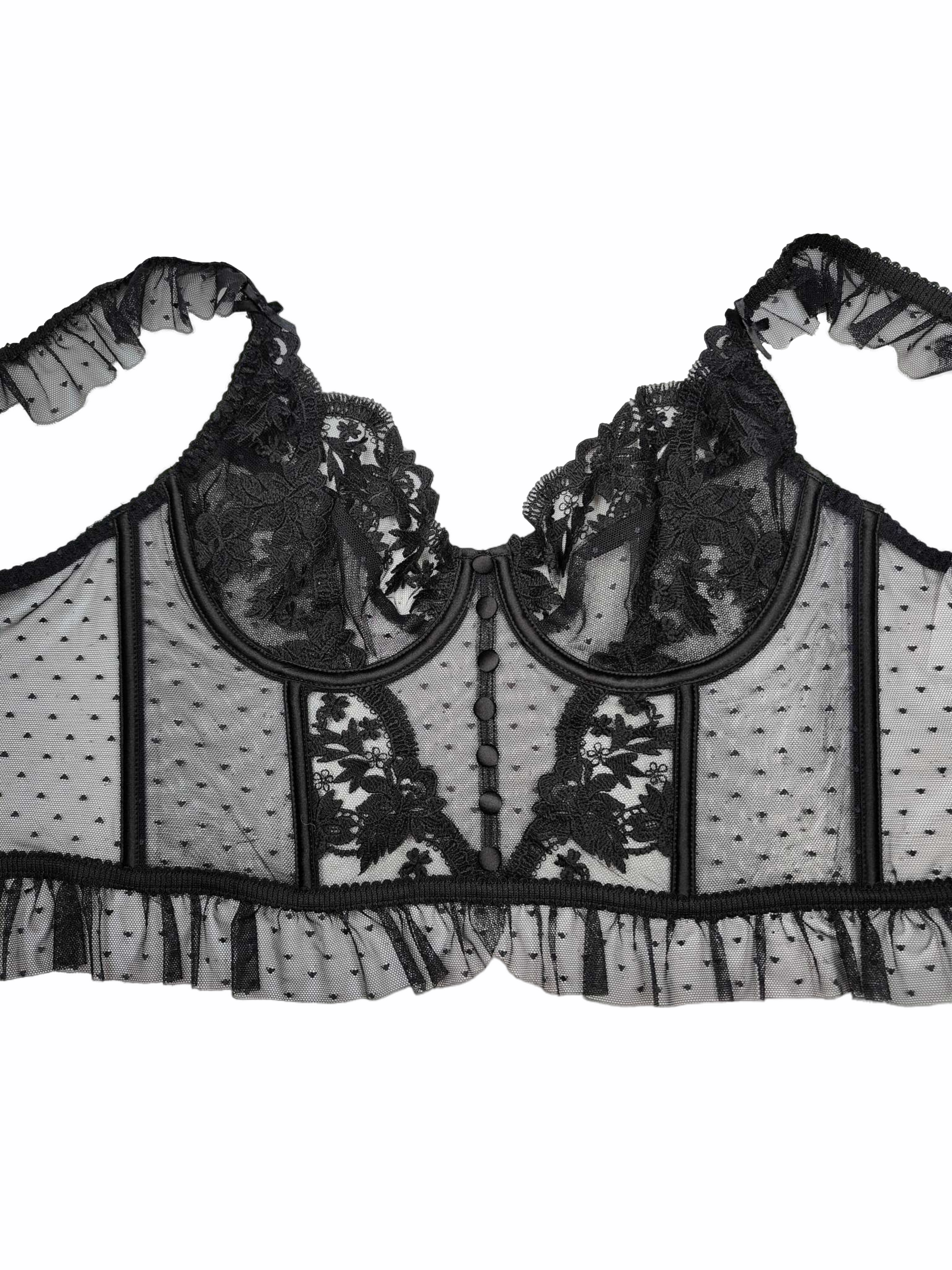 French-style Thin Cup Seductive Camisole Lingerie Set