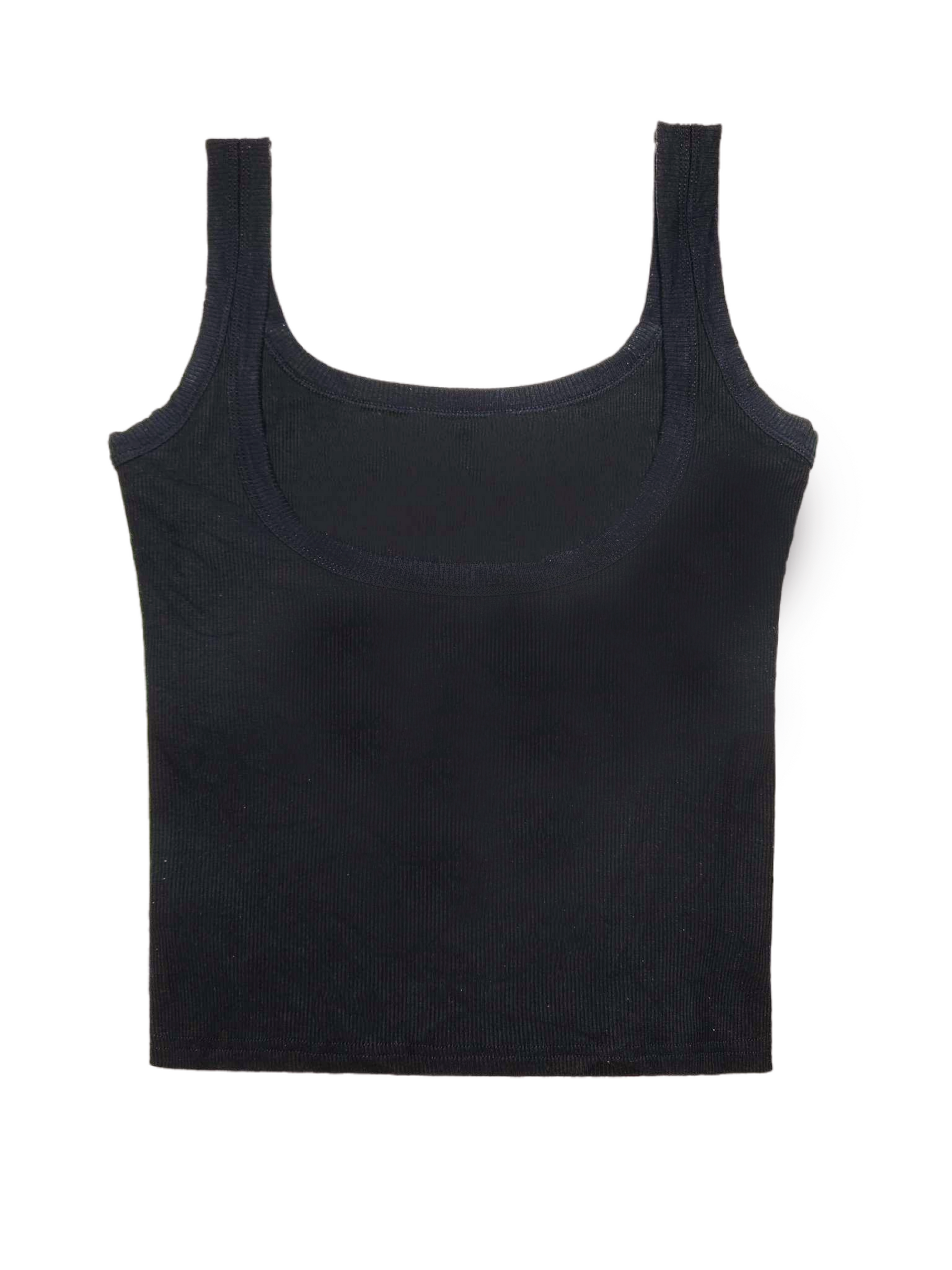 Plunging U-Back Bust-Enhancing Tank Top