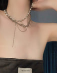 Luxury Double-layered Spicy Girl Collarbone necklace