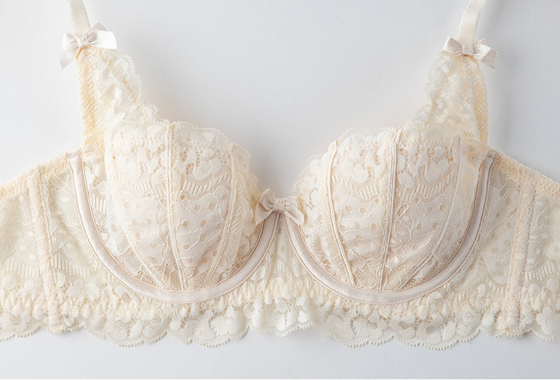 French Lace Lightweight Soft Underwire Bra