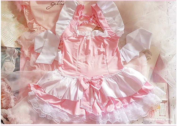 Cute Pink Maid Suit