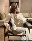 Lucury Chanel Style Tweed Waistcoat