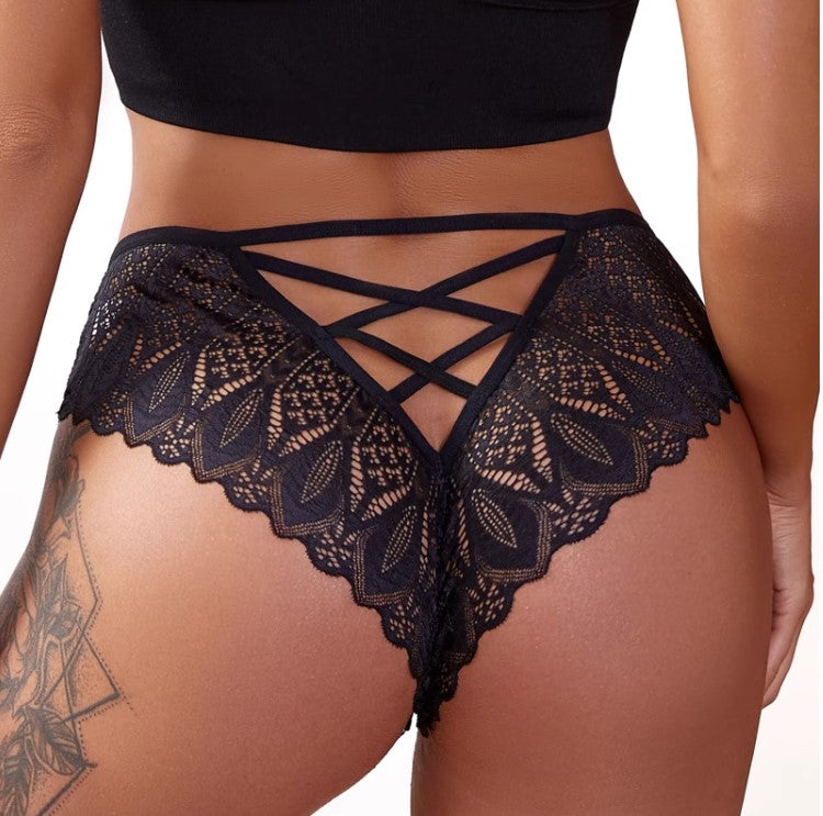 Hollow lace sexy lingerie panties