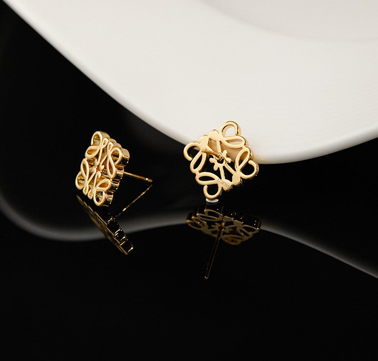 Square Stud Earrings