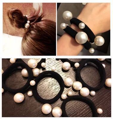 Korean Pearl Hair Tie