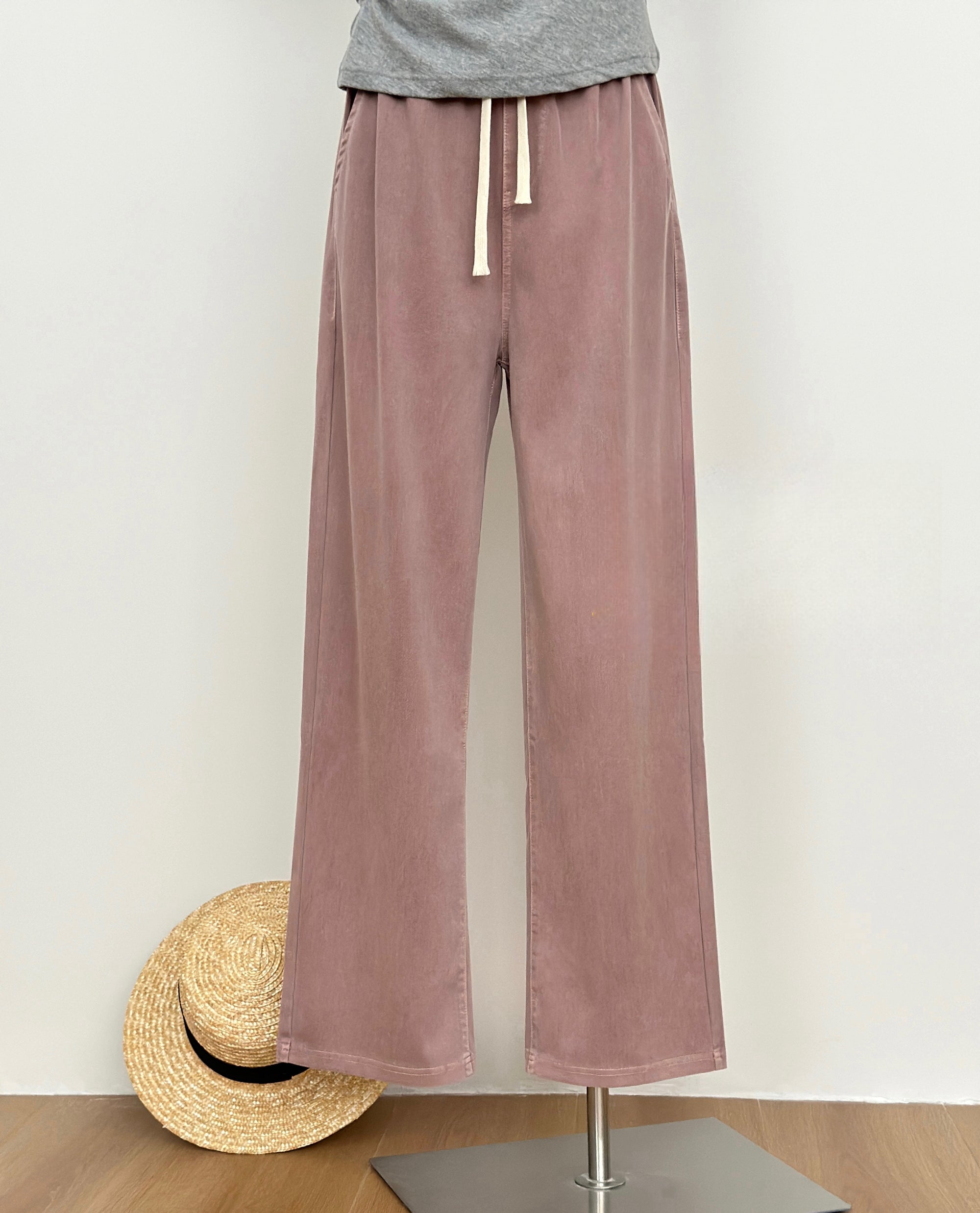 Ultra-Thin Elastic Waist Tencel Super Soft Jeans