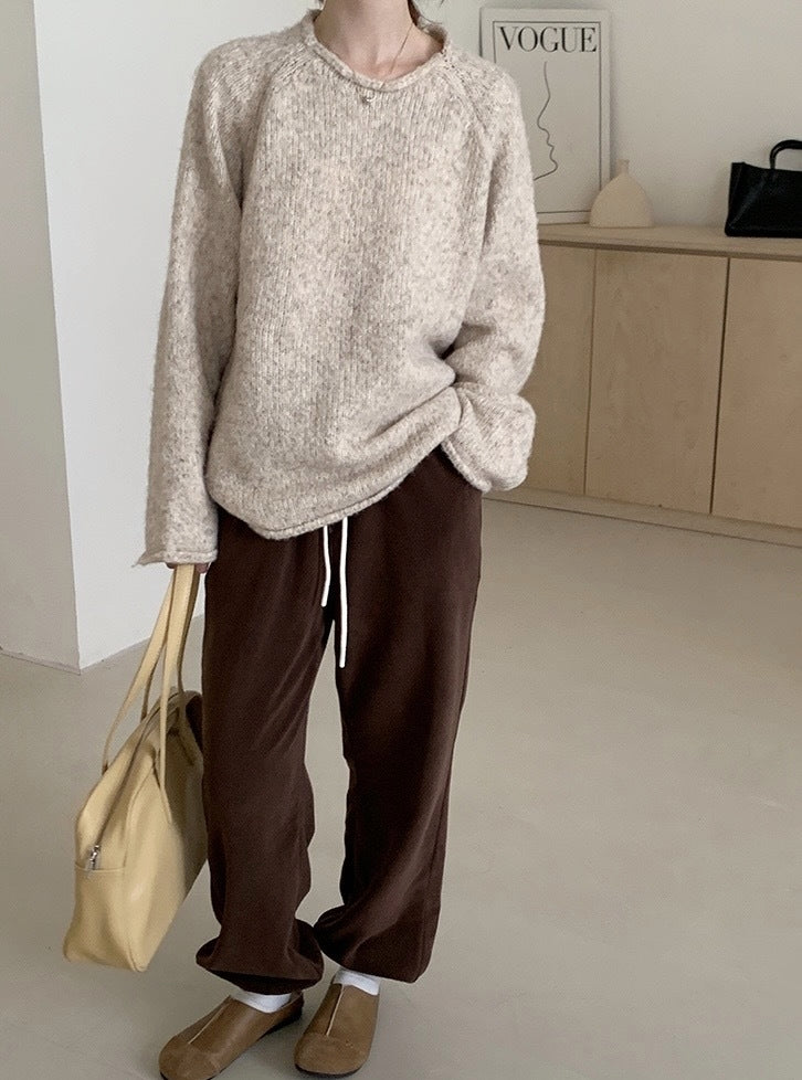 One-piece sherpa-lined jogger sweatpants