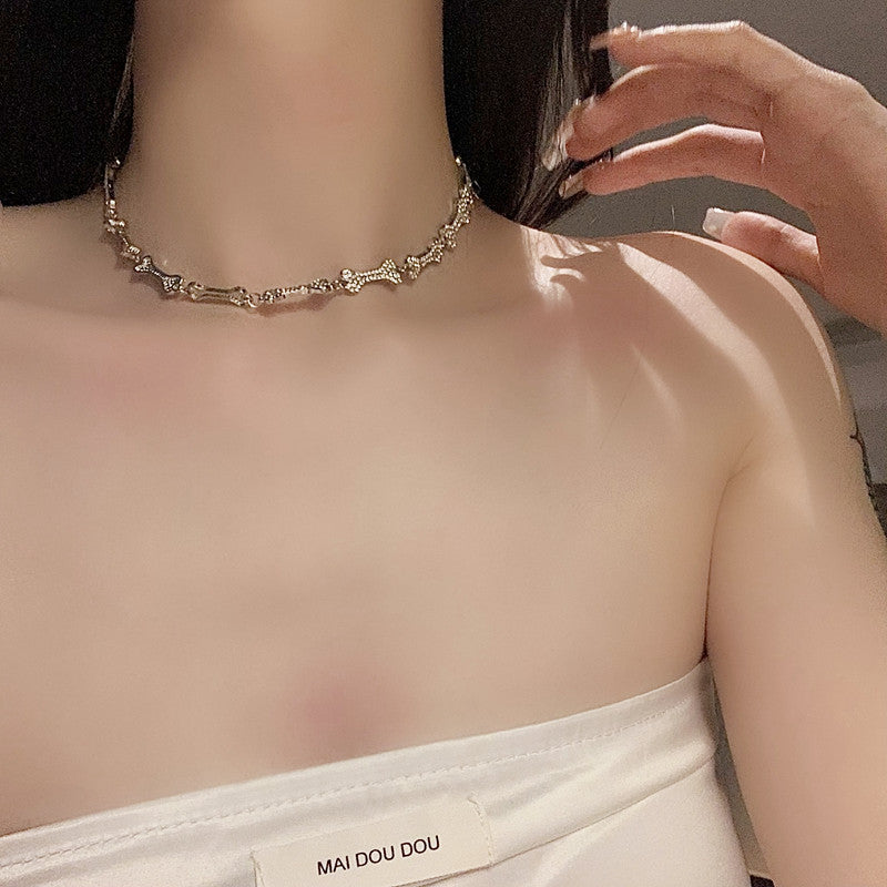 Luxury Double-layered Spicy Girl Collarbone necklace