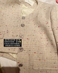 Lucury Chanel Style Tweed Waistcoat