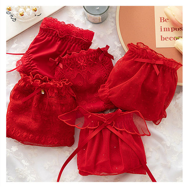 Red Lace Underwear(Pack of 2 PCs)
