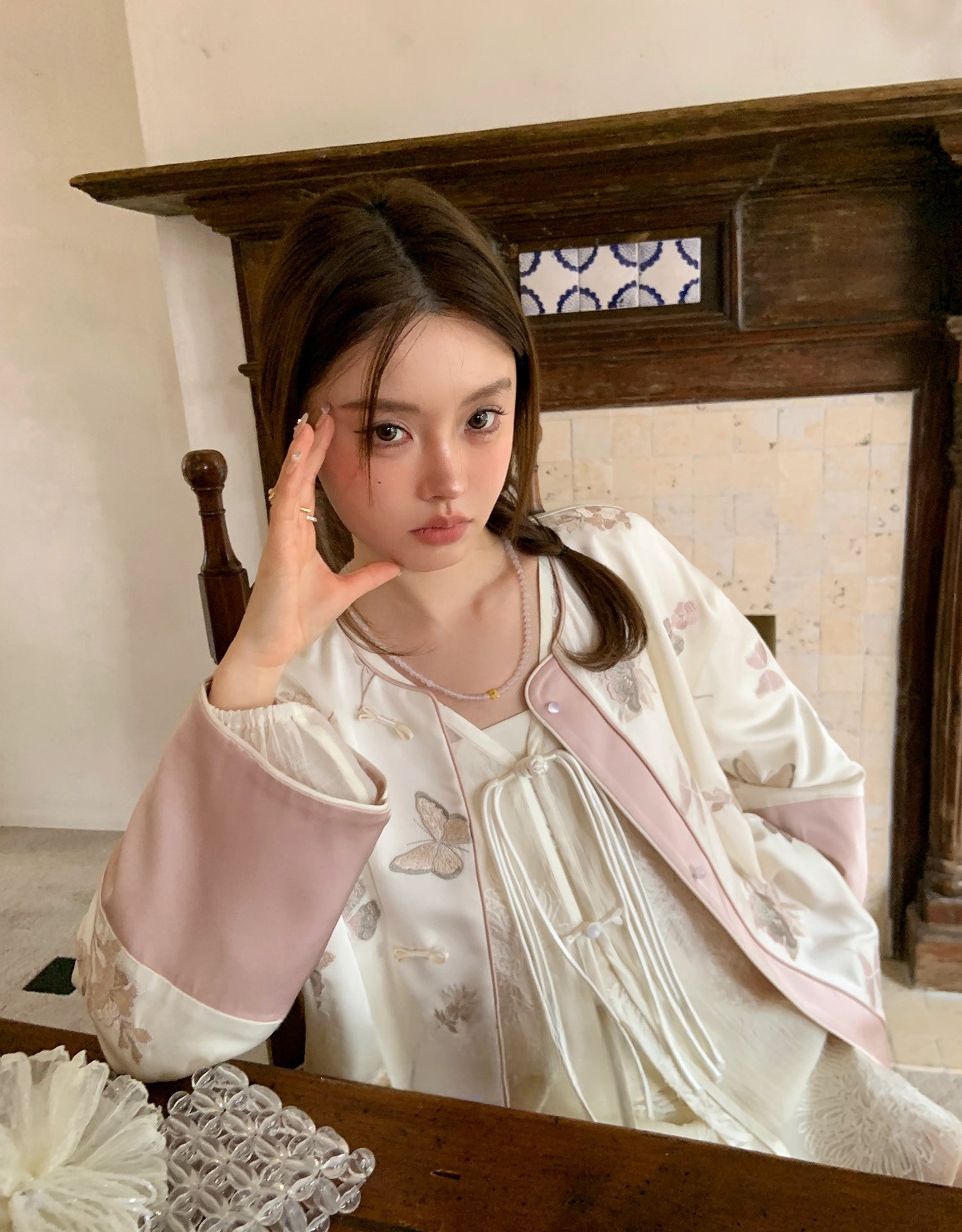 New Chinese-Style Embroidered Butterfly Jacket