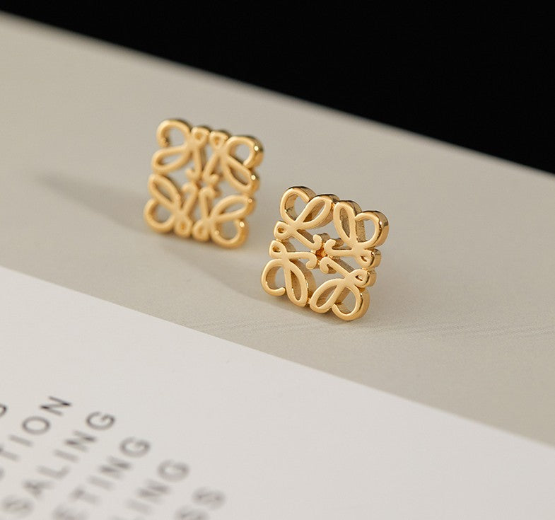 Square Stud Earrings