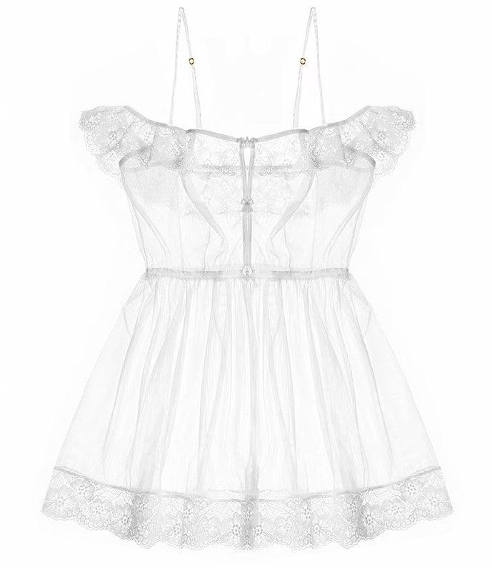 Lace Camisole Sleepwear 2-Piece Set