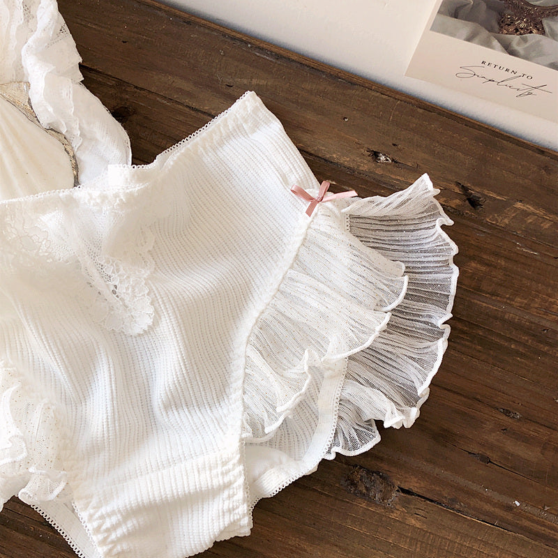 Flounce Lace Panties (Pack of 2)