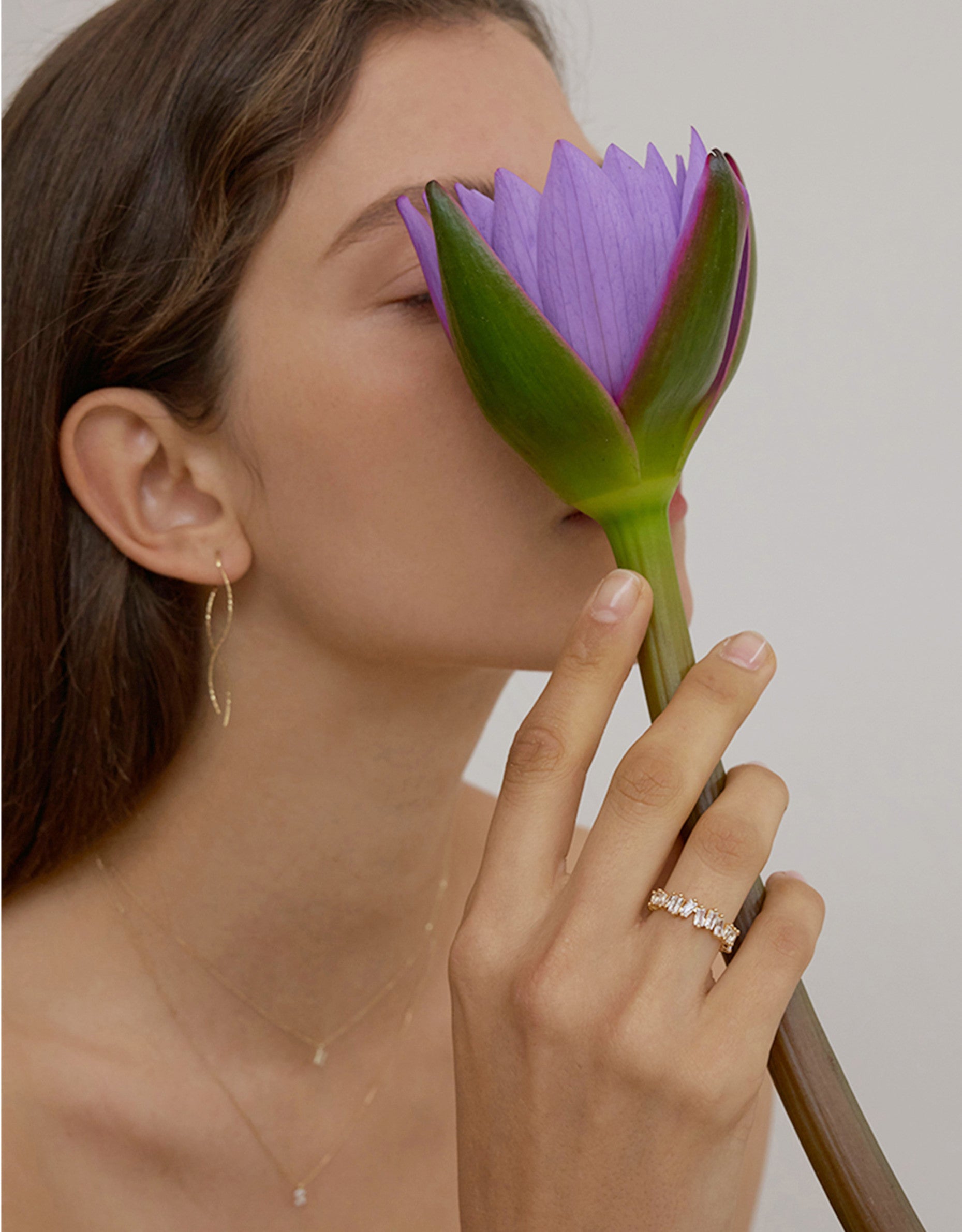 Iced Sugar 18K Gold-Plated Ring