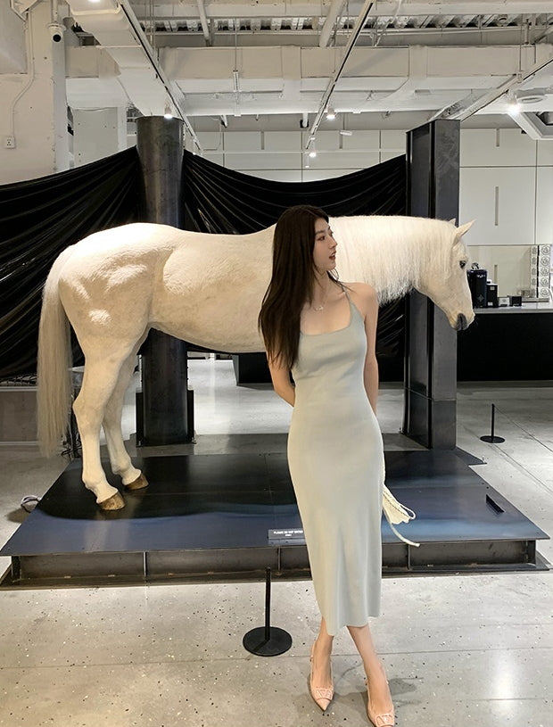 Minimalist A-Line Dress with Smooth Flow