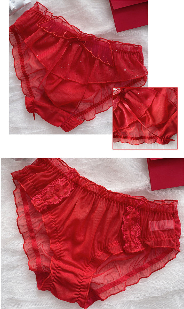 Red Lace Underwear(Pack of 2 PCs)