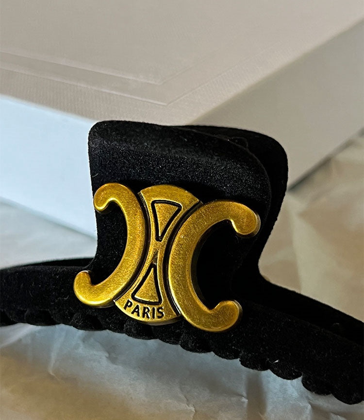 Velvet Vintage Hair Clip