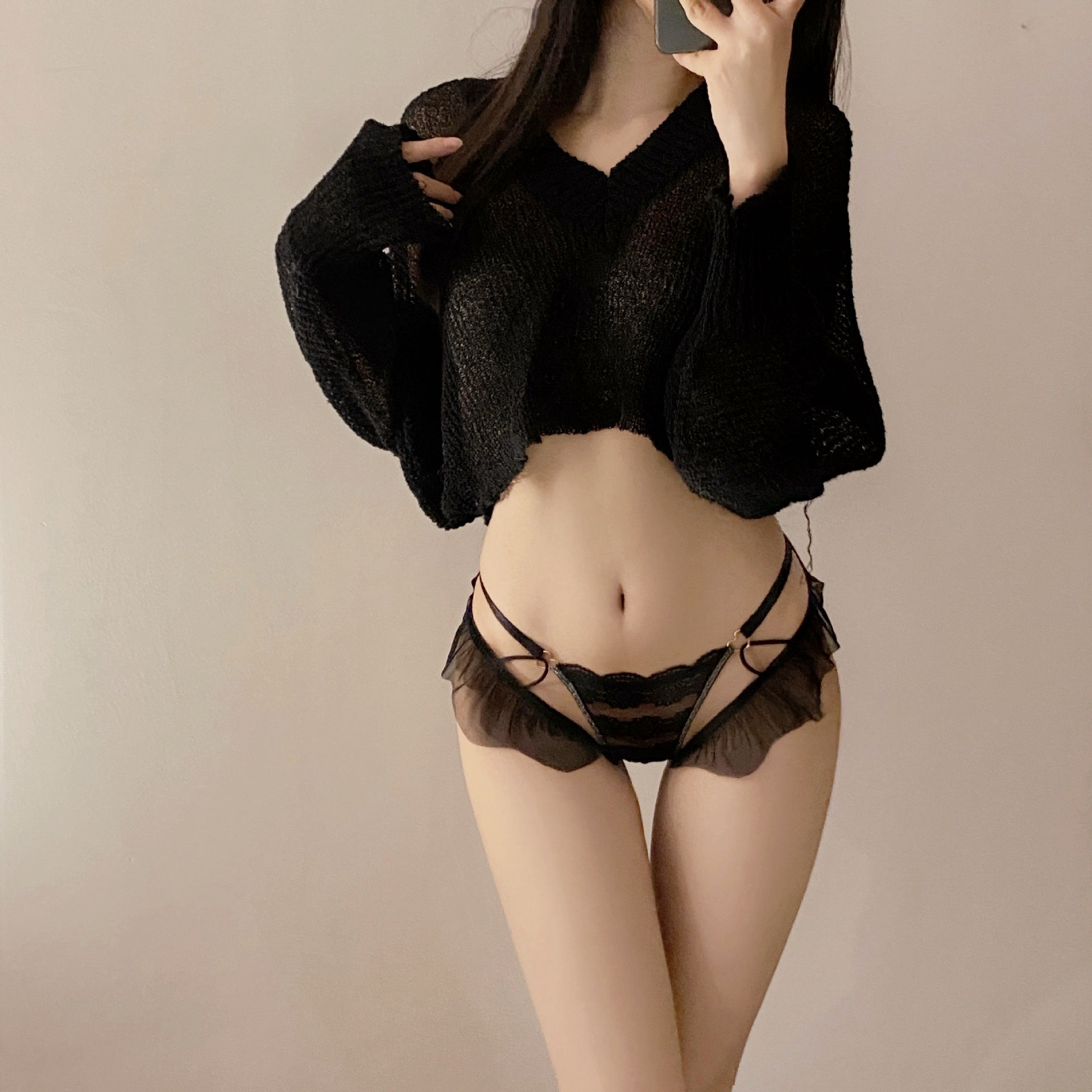Pure Desire Lace Low-Rise Sexy Panties