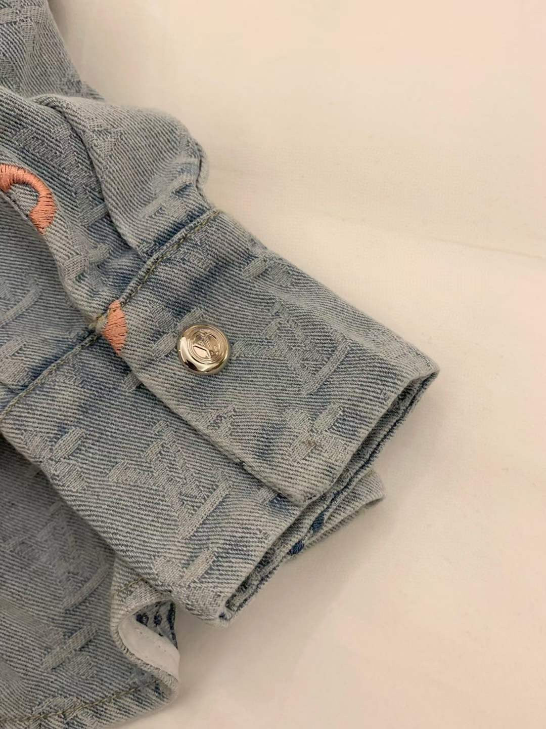 Spring New 3D Embroidery Denim Jacket
