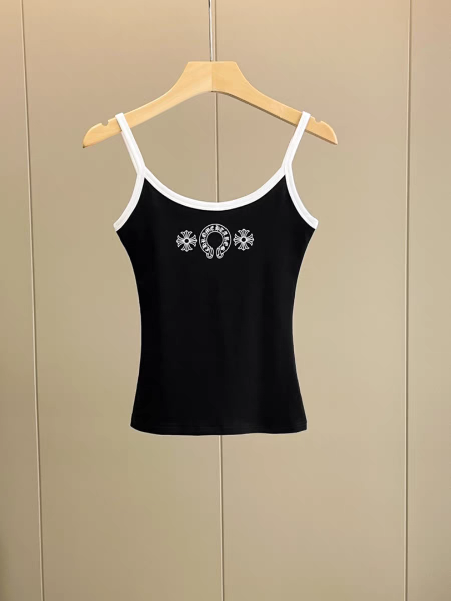 Chrome Hearts Horseshoe Pure Cotton Tank Top