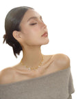 Original Niche Designer Vintage Braided Gemstone Luxury Necklace