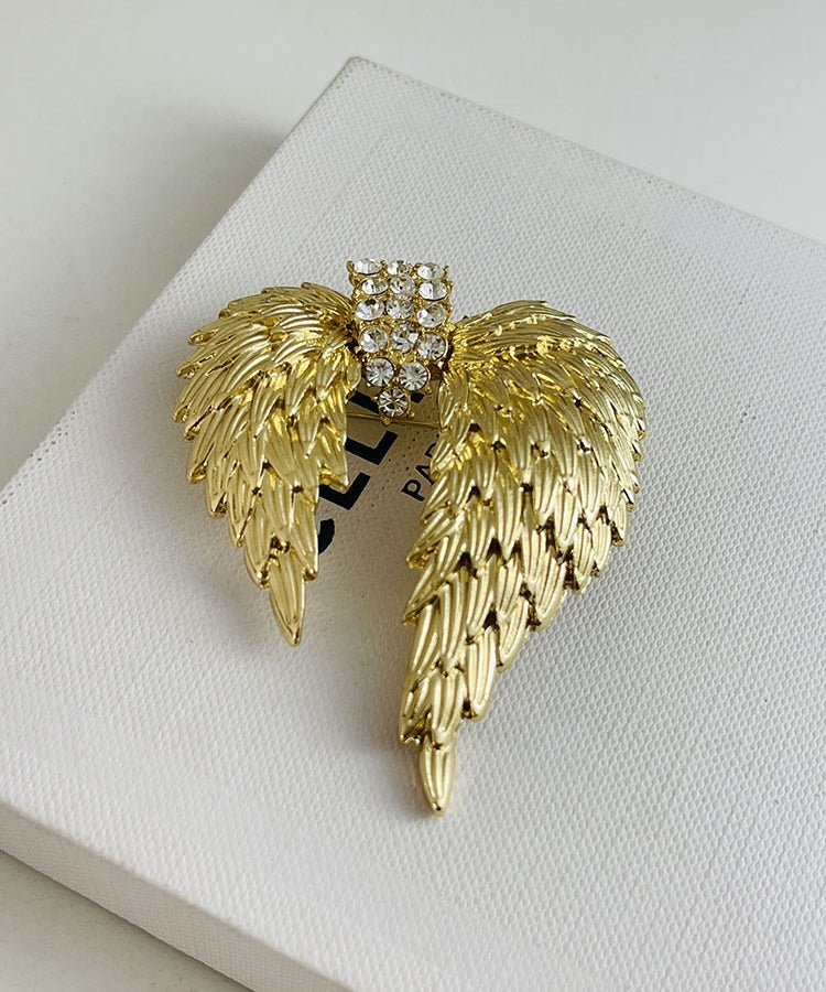 Vintage Retro Wing Brooch Pin