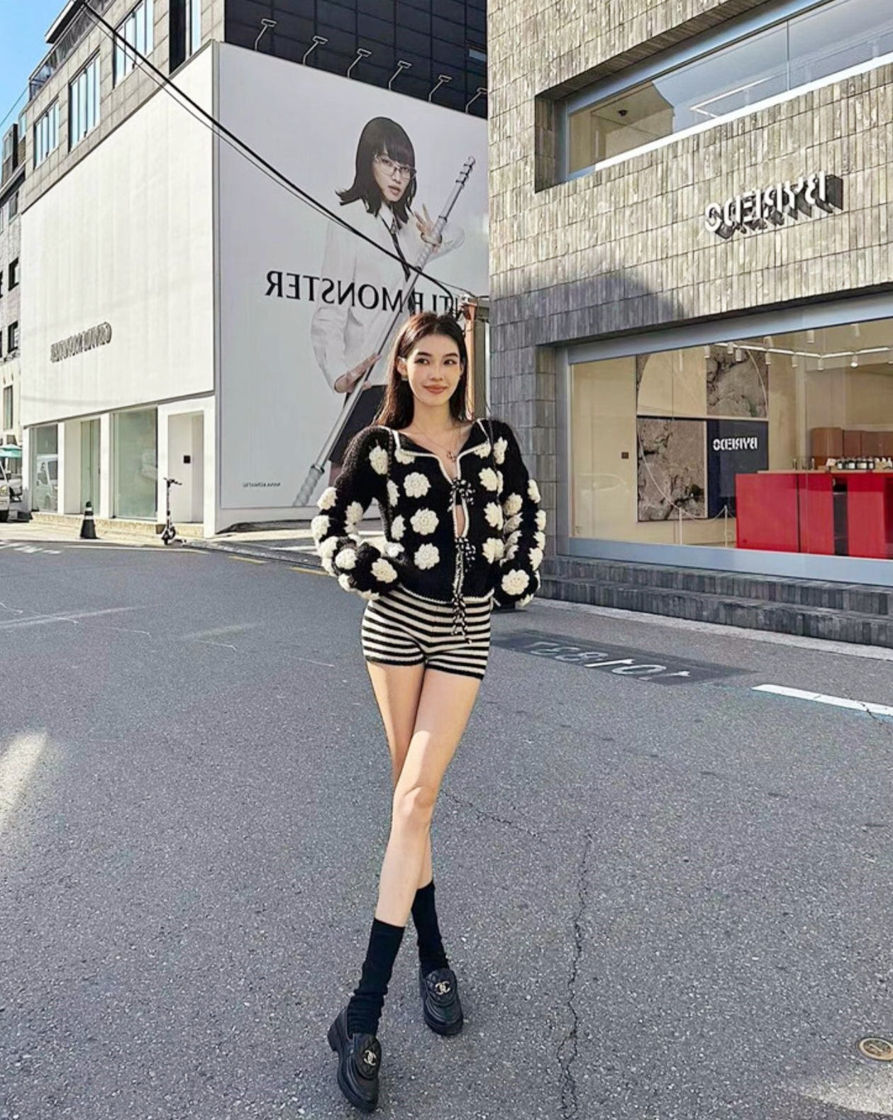 Luxurious Wool Cutout Knit Cardigan