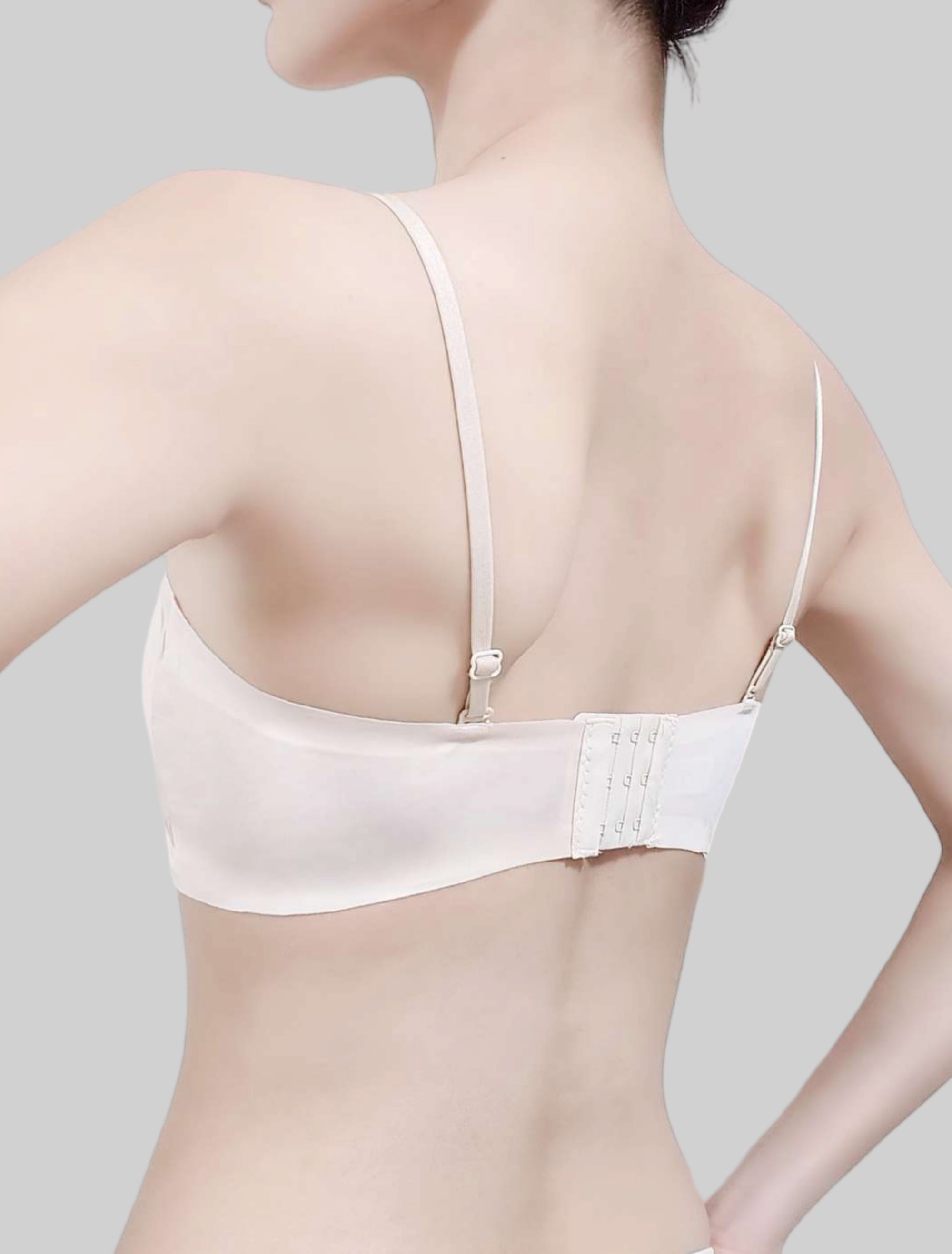 The New Style Seamless Bandeau Bra (No Panties) that Stays in Place No Matter How You Move