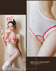 Nurse Uniform Suit Seductive Sexy Crotch