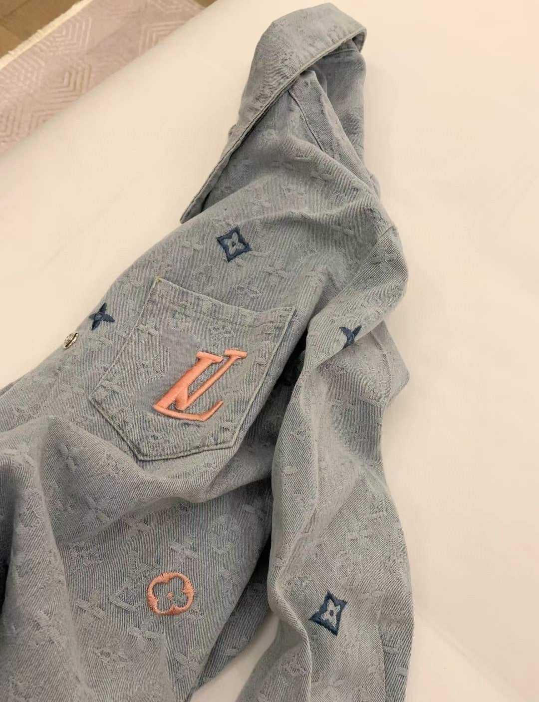 Spring New 3D Embroidery Denim Jacket