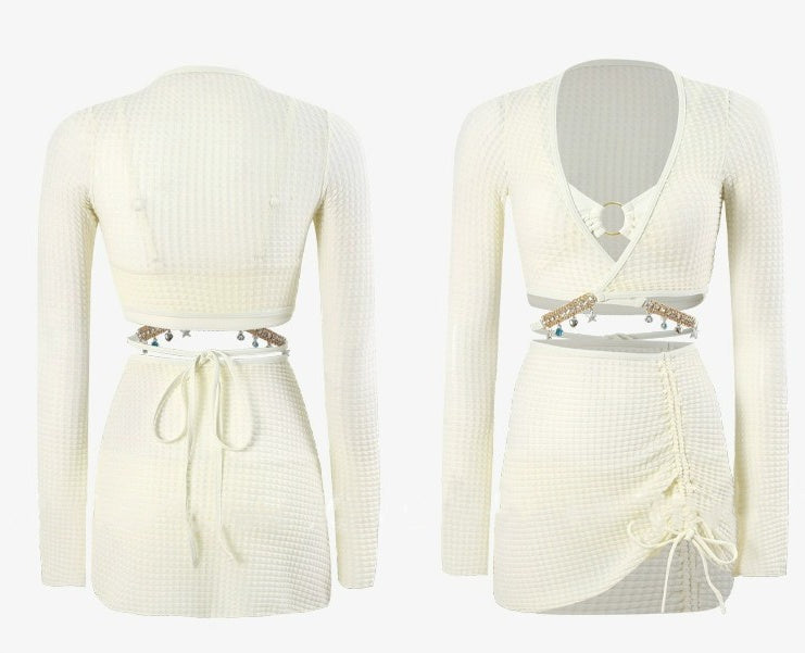 Exquisite Chain Bikini Four-Piece Set