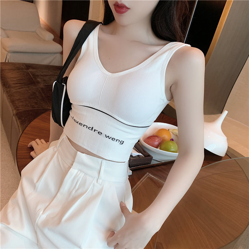 U-Back Base Vest with letters
