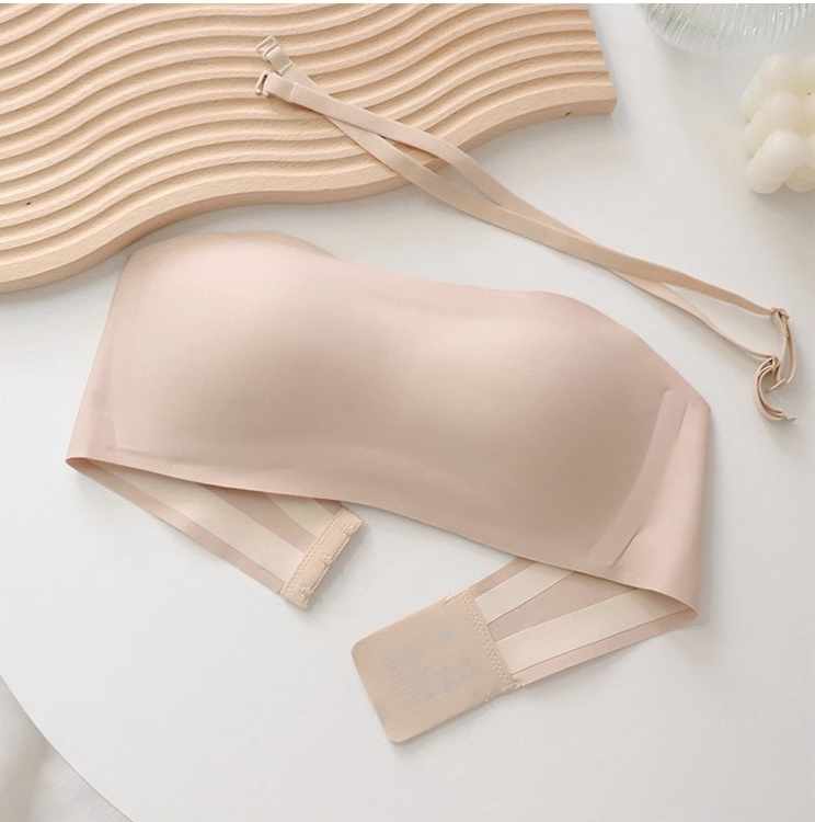 The New Style Seamless Bandeau Bra (No Panties) that Stays in Place No Matter How You Move