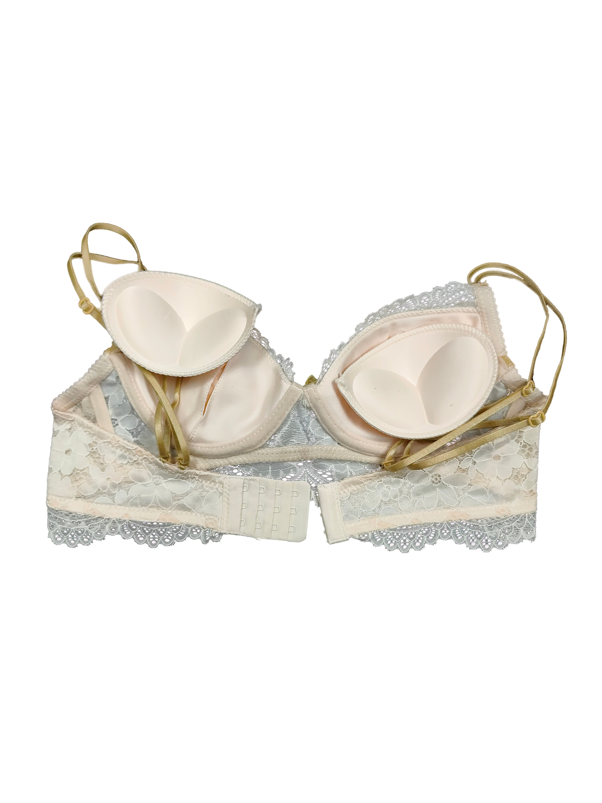 French Retro Thin Adjustable Bra Set