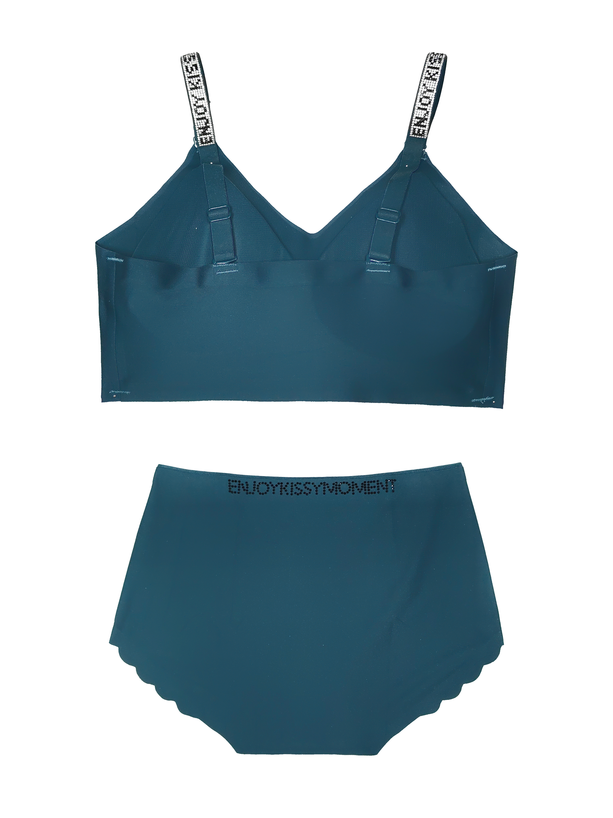 Diamond Strap Latex Luxury Bra